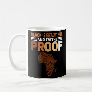 Mug Empreinte Noire est magnifique Mois d'Histoire Noi