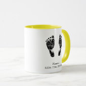 Mug Empreinte personnalisée | Téléchargez Votre Emprei (Devant droit)