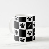 Mug Empreintes Avec Coeurs (Devant gauche)