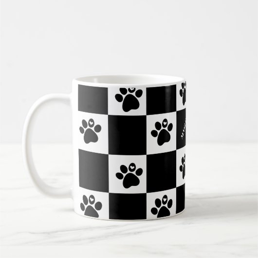 Mug Empreintes Avec Coeurs (Gauche)