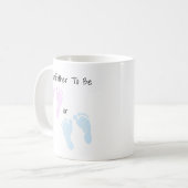 Mug Empreintes Bébé Grand-Père À Être Faire-part (Devant gauche)