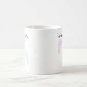 Mug Empreintes Bébé Grand-Père À Être Faire-part (Centre)