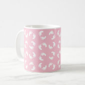 Mug Empreintes Bébé, Pied Bébé, Marches, Fille Rose (Devant gauche)