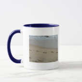 Mug Empreintes dans la boue de sable (Gauche)