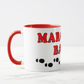 Mug Empreintes de bande de marquage (Gauche)