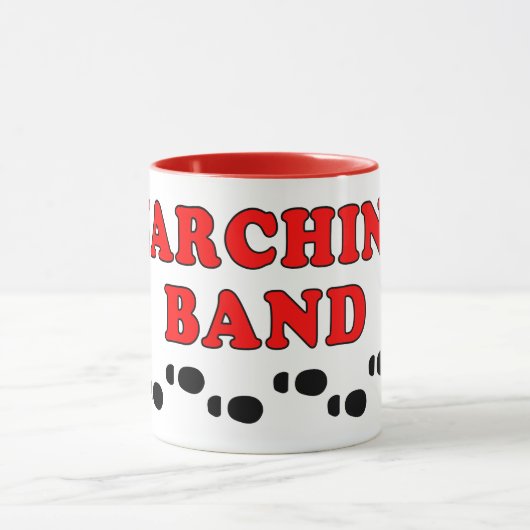 Mug Empreintes de bande de marquage (Centre)