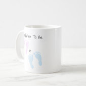 Mug Empreintes De Bébé Grand-Mère À Être Faire-part (Devant gauche)