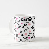 Mug Empreintes de chat (Devant gauche)