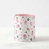 Mug Empreintes de fées & Roses | Cadeau pour maman de (Centre)