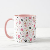 Mug Empreintes de fées & Roses | Cadeau pour maman de (Gauche)