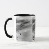 Mug Empreintes de neige (Gauche)