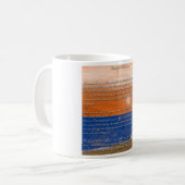 Mug Empreintes de pas dans le poème de sable (Devant gauche)