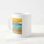 Mug Empreintes de pas dans le sable (Devant gauche)