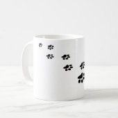 Mug Empreintes de pas de chien (Devant gauche)