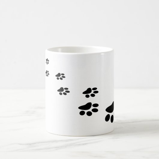 Mug Empreintes de pas de chien (Centre)