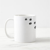 Mug Empreintes de pas de chien (Gauche)