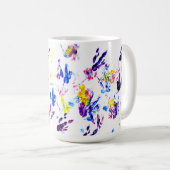 Mug empreintes de pas de pingouin (Devant droit)