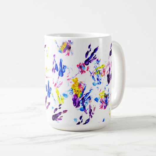 Mug empreintes de pas de pingouin (Devant droit)