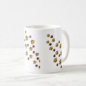 Mug Empreintes de pattes (Devant droit)