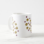Mug Empreintes de pattes (Devant gauche)