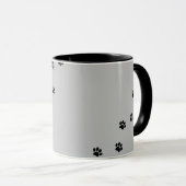 Mug Empreintes de pattes (Devant droit)