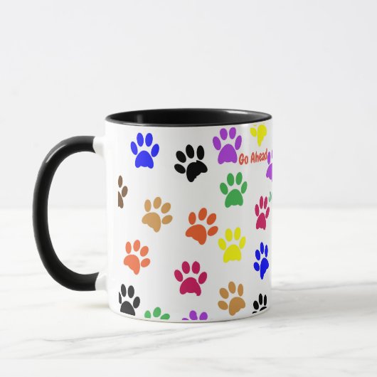 Mug Empreintes de pattes (Gauche)