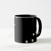 Mug Empreintes de pattes (Devant droit)