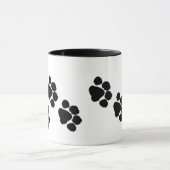 Mug Empreintes de pattes animaux (Centre)