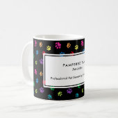 Mug Empreintes de pattes colorés Professional Animaux  (Devant gauche)