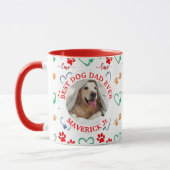Mug EMPREINTES DE PATTES de CHIENS et COEURS D'AMOUR P (Gauche)