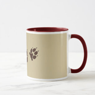 Mug Empreintes de pattes de loup