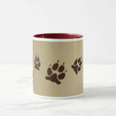 Mug Empreintes de pattes de loup (Centre)