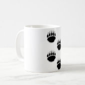 Mug Empreintes de pattes de l'ours noir (Devant gauche)