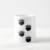 Mug Empreintes de pattes de l'ours noir (Centre)