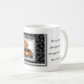 Mug empreintes de pattes Dog Memorial Keepsaké (Devant droit)