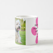 Mug Empreintes de pattes personnalisés de congé de (Centre)