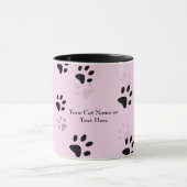 Mug Empreintes du chat (Centre)