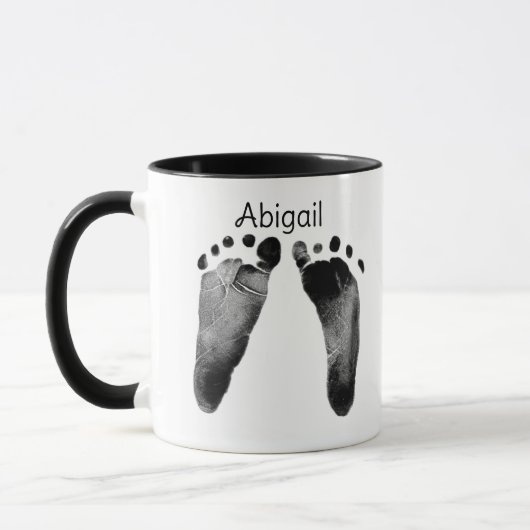 Mug Empreintes jumelles pour bébés (Gauche)