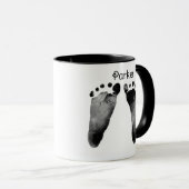 Mug Empreintes jumelles pour bébés (Devant droit)