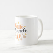 Mug Empreintes pour bébés de Little Miracle (Devant droit)