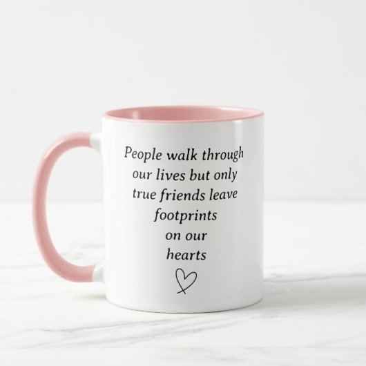 Mug Empreintes sur nos coeurs (Gauche)