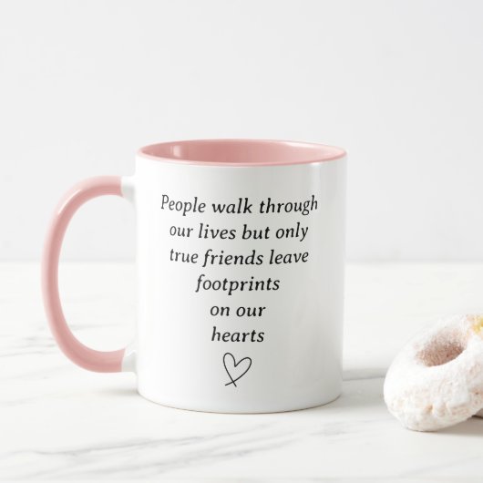 Mug Empreintes sur nos coeurs (Avec donut)