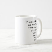 Mug Empreintes sur nos coeurs (Devant droit)