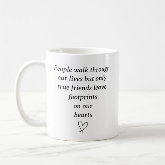 Mug Empreintes sur nos coeurs (Gauche)