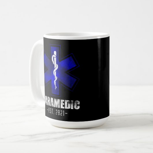 Mug EMS Paramètre d'urgence Est. Étudiant 2021 (Devant gauche)