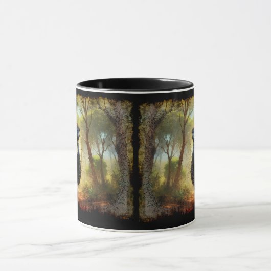 Mug Emu et Forêt extérieure australienne (Centre)