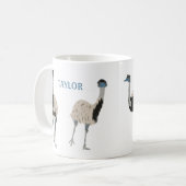 Mug Emus Bird Lovers Personnalisé (Devant gauche)