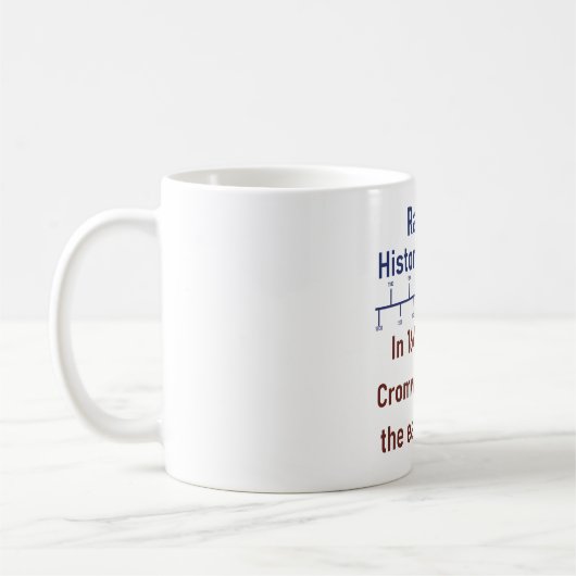 Mug En 1644 Oliver Cromwell Interdit - Histoire (Gauche)