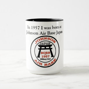 Mug En 1957 j'étais né à la base aérienne Japon de