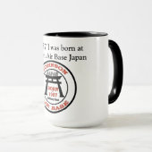 Mug En 1957 j'étais né à la base aérienne Japon de (Devant droit)